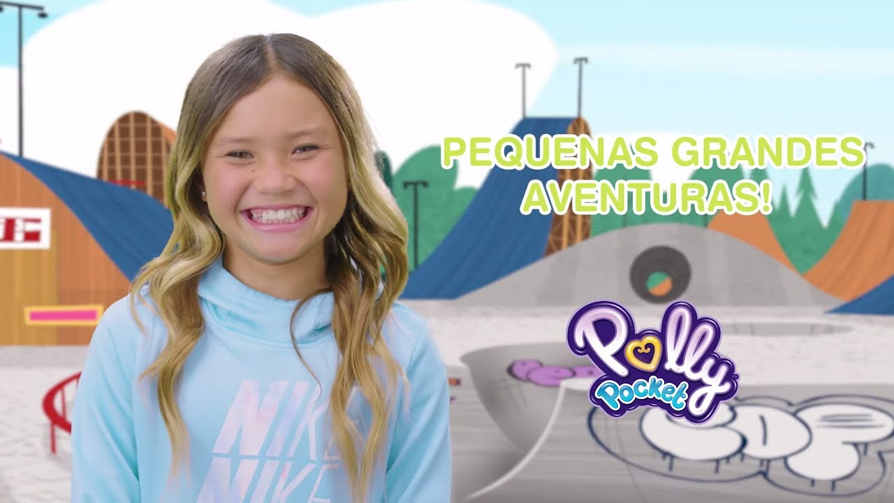 SKY BROWN ENSINA A POLLY 🌟Polly Pocket Em Português Brasil 🌟Pequenas Grandes Aventuras
