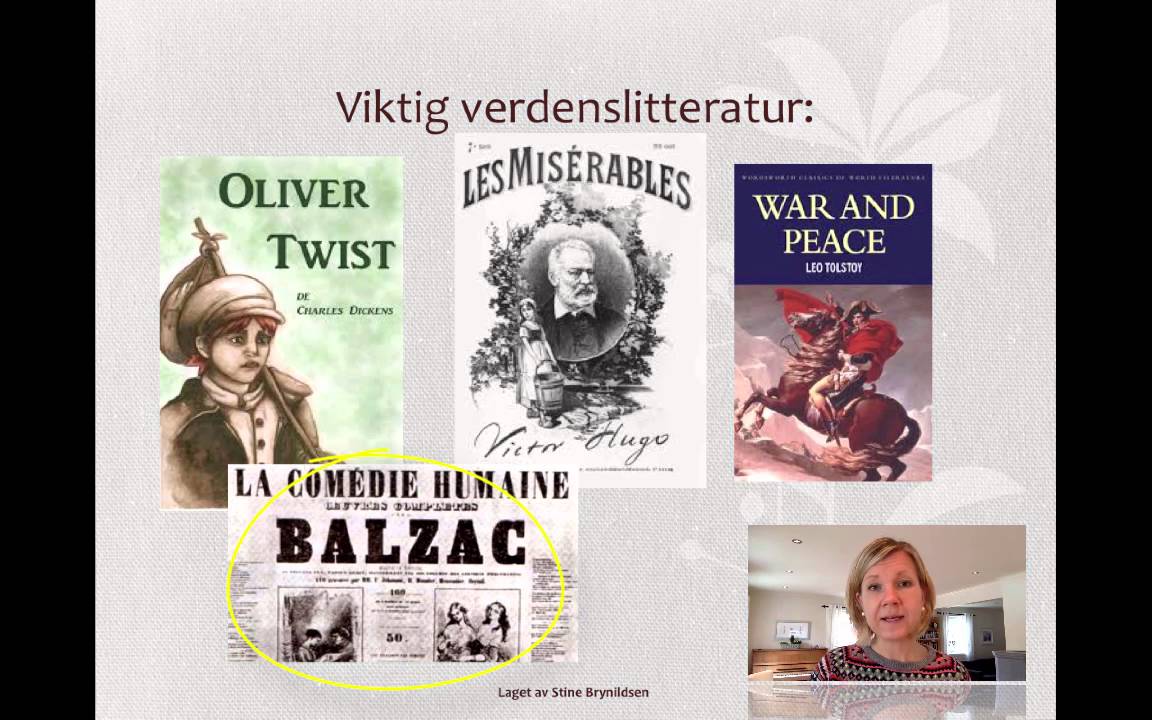 Litteratur 1800-tallet og poetisk realisme