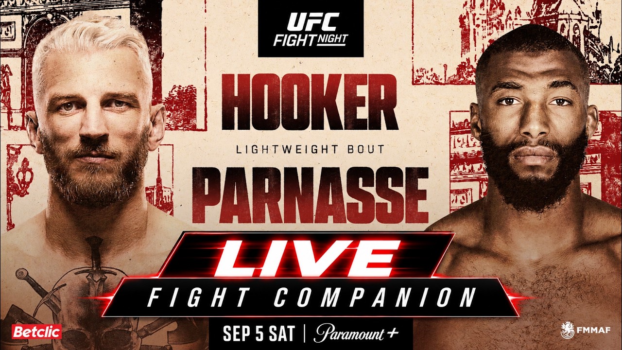 UFC PARIS LIVESTREAM HOOKER VS PARNASSE FULL FIGHT NIGHT COMPANION & PLAY BY PLAY