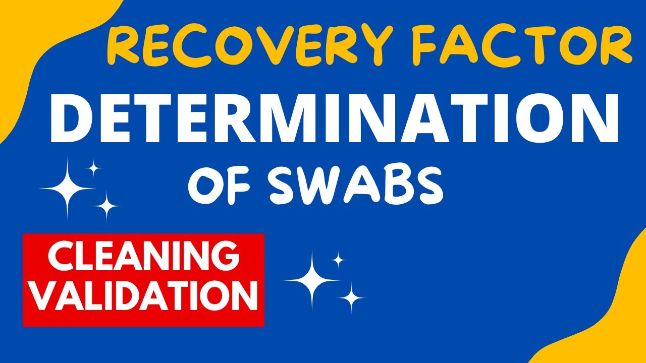 Recovery Factor of Swab | Cleaning Validation  Swab Analysis