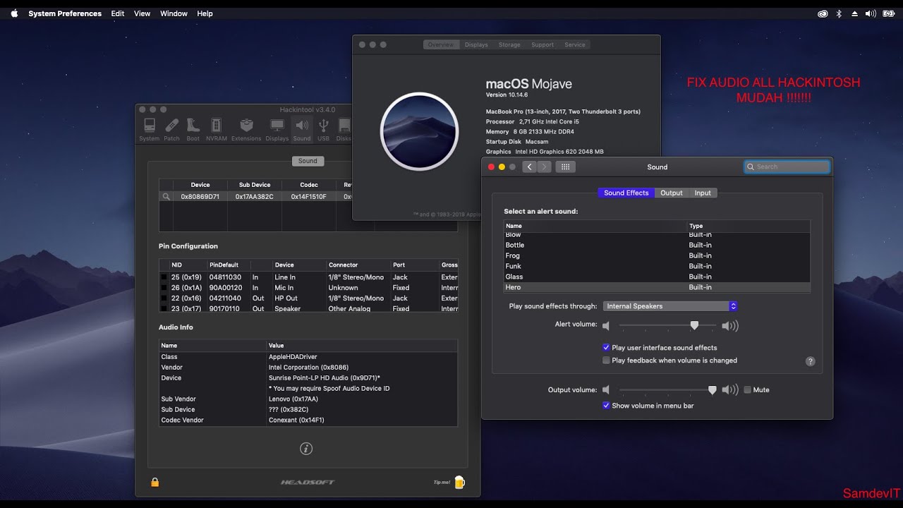 Fix Audio All Hackintosh