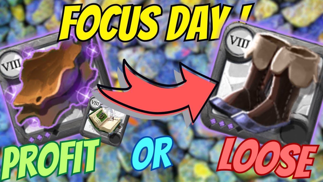 Focus Day: Risk it for the Profit or Lose | Crafting Mercenary Shoes #8 | Albion Online