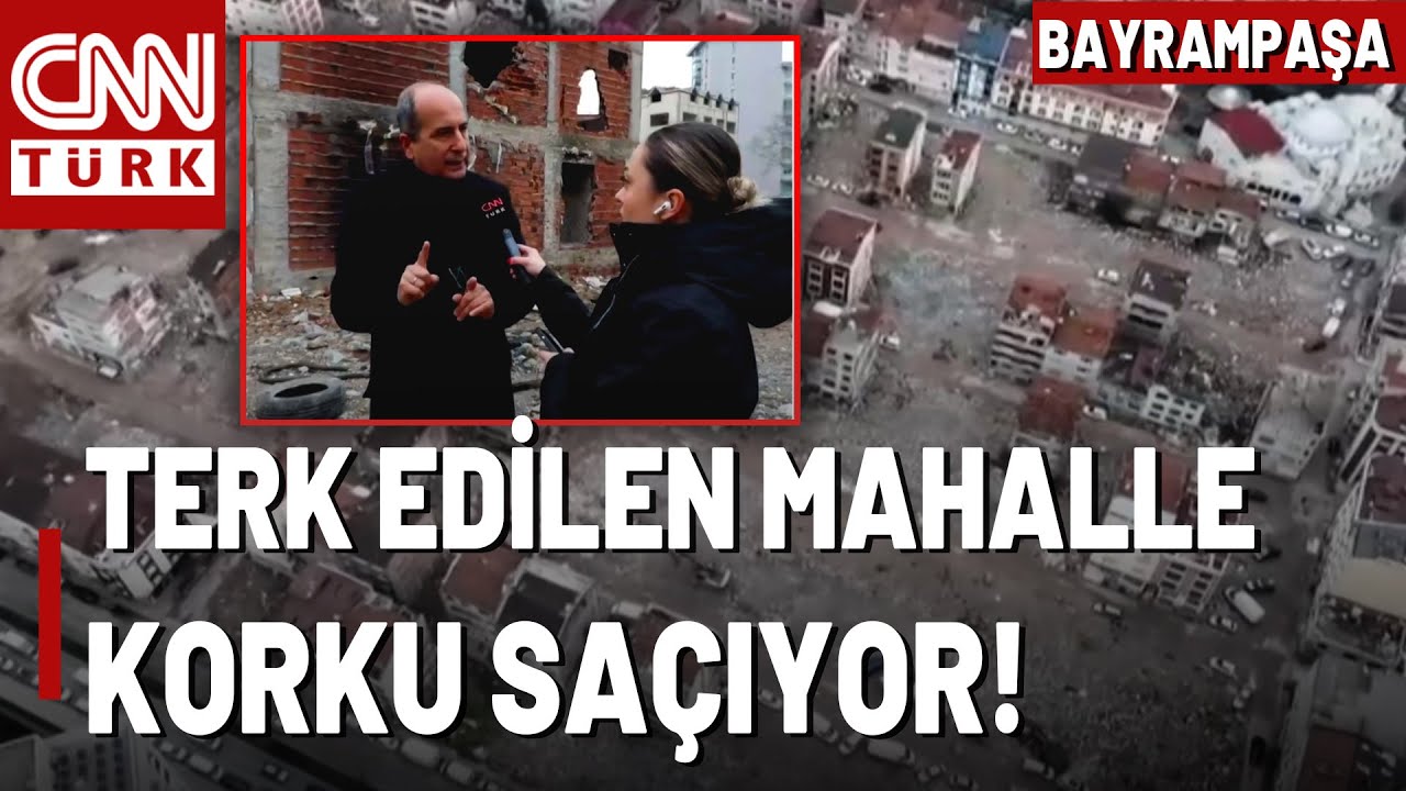 Bayrampaşa'da 6 Yıldır Kentsel Dönüşüme Giremeyen Mahalle! Terk Edilmiş Binalar Korku Saçıyor...