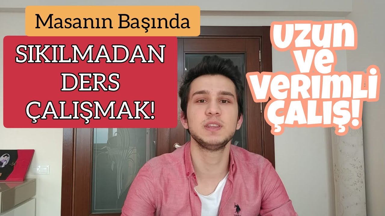 Daha UZUN ve SIKILMADAN Çalışmak İçin 6 Taktik | 15 Saat Çalışmak?