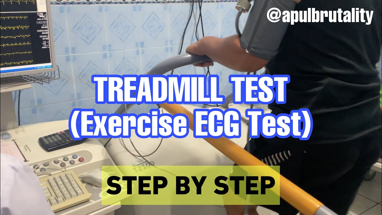 Treadmill test - tutorial - uji latih jantung - exercise ECG test