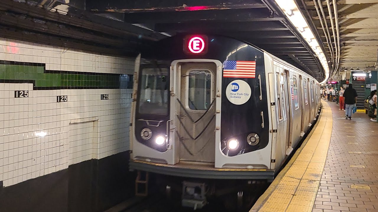 Rare: R160 (E)'s at 125 street (CPW) 8/29/2022
