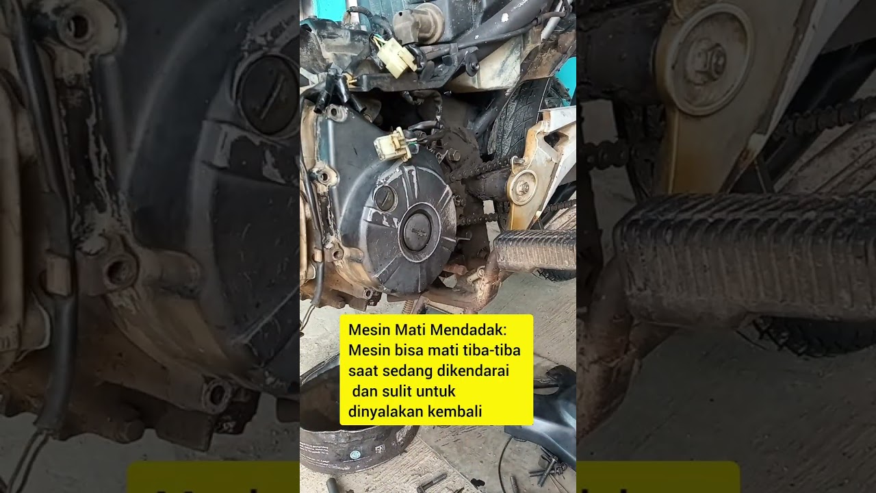 ciri ciri spul motor rusak di Supra x 125 FI #shorts