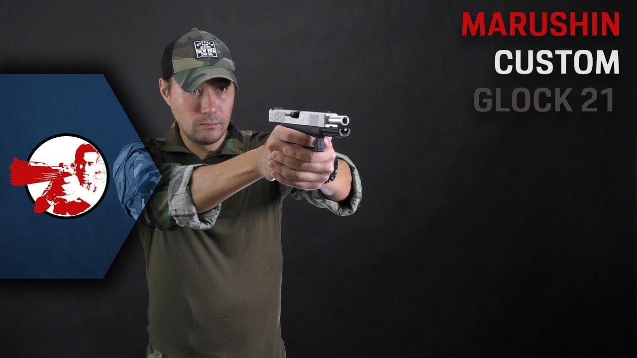 Marushin Glock 21. В металле, с экстракцией гильз и 8-мм
