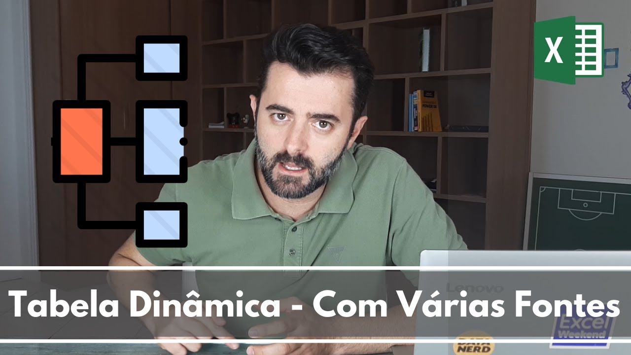 Tabela Dinâmica com Várias Fontes - Relacionamento de Tabelas