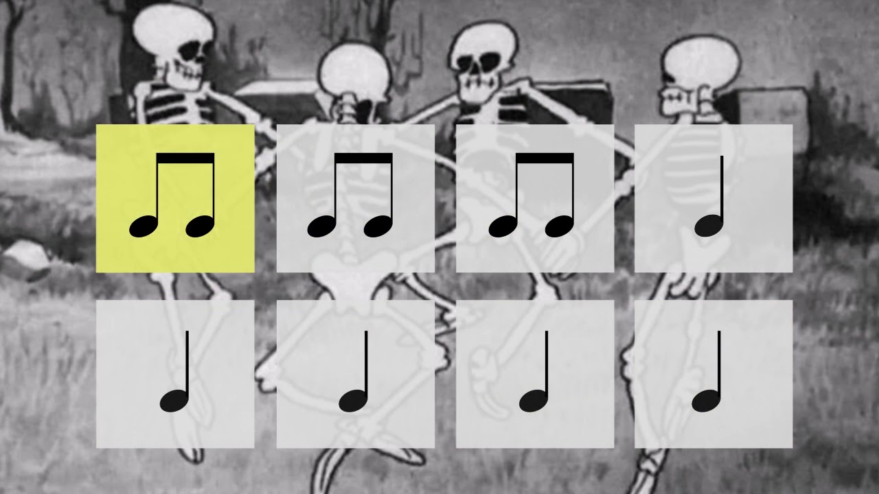 Spooky Scary Skeletons PLAY ALONG for Computer or Laptop