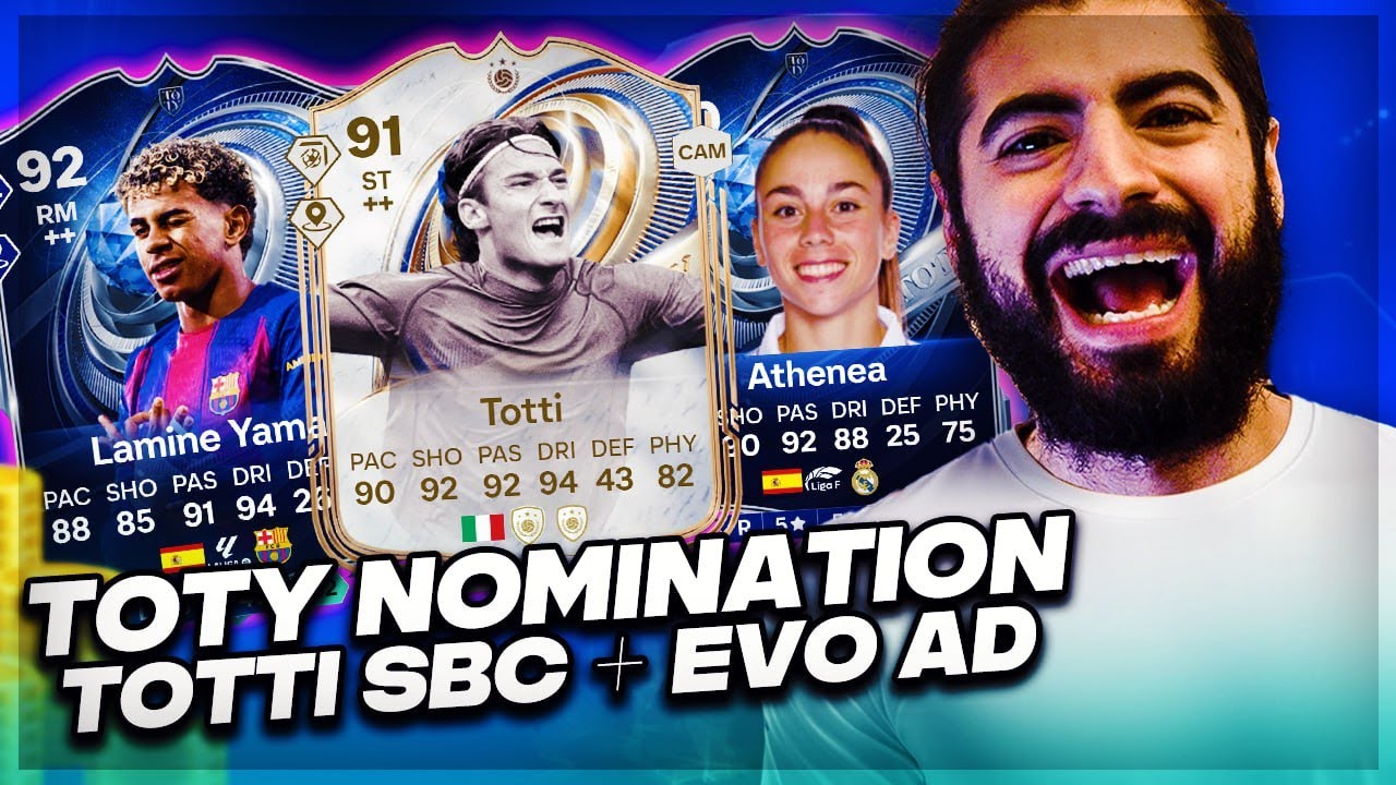 USCITO TOTTI TOTY SBC! E CHE PLAYSTYLE! FINALMENTE UNA BELLA EVO PER I TOTY + 12ESIMO E NOMINATION