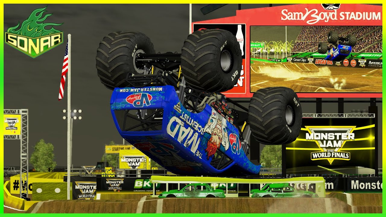 BeamNG.drive Monster Jam: World Finals 18 (26 Truck Freestyle) CRD 2.3