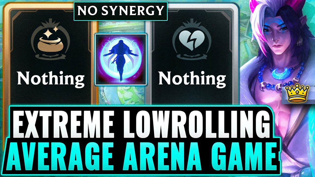 Literally Useless Augments: Extreme Lowroll Aphelios Build 1 in 1 Odds Game | League Arena Gameplay