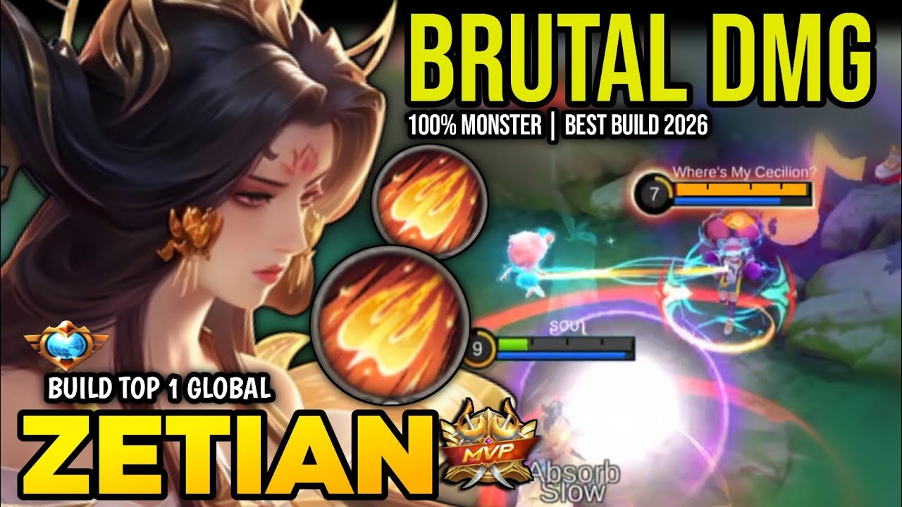 ZETIAN BEST BUILD 2026 | BUILD TOP 1 GLOBAL ZETIAN GAMEPLAY | MOBILE LEGENDS✓