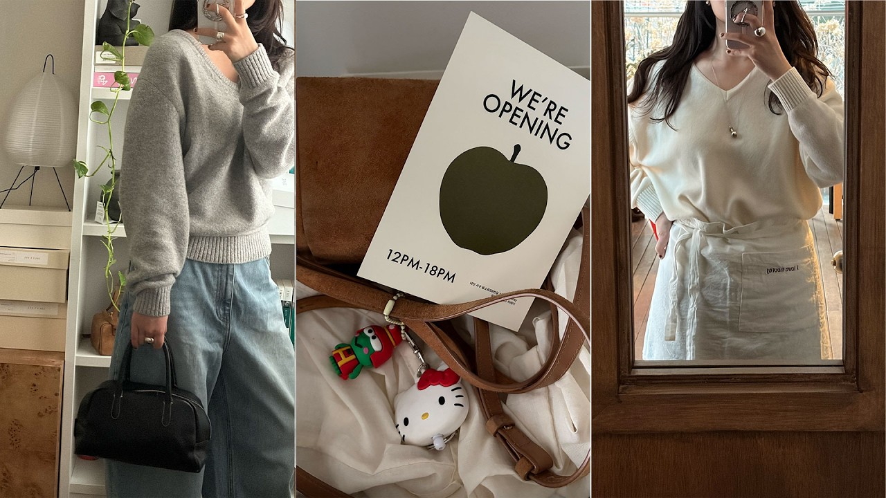 vlog. 두쫀쿠 팝업준비 🧆🧆🧆  그리고 문달, 낫띵리튼 언박싱