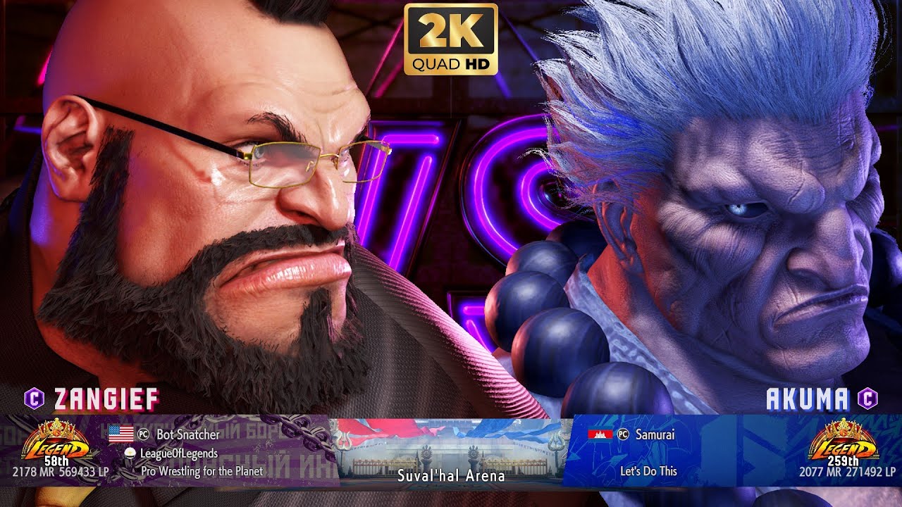 Street Fighter 6 🔥Snake Eyez (ZANGIEF) VS Samurai (AKUMA) 🔥 Ranked Match 🔥 SF6 [2K ACTION]
