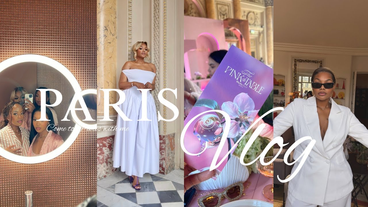 VLOG : LETS GO TO PARIS WITH BRUTAL FRUIT + BOAT CRUISE + Eiffel Tower + GIRLS NIGHT + MORE