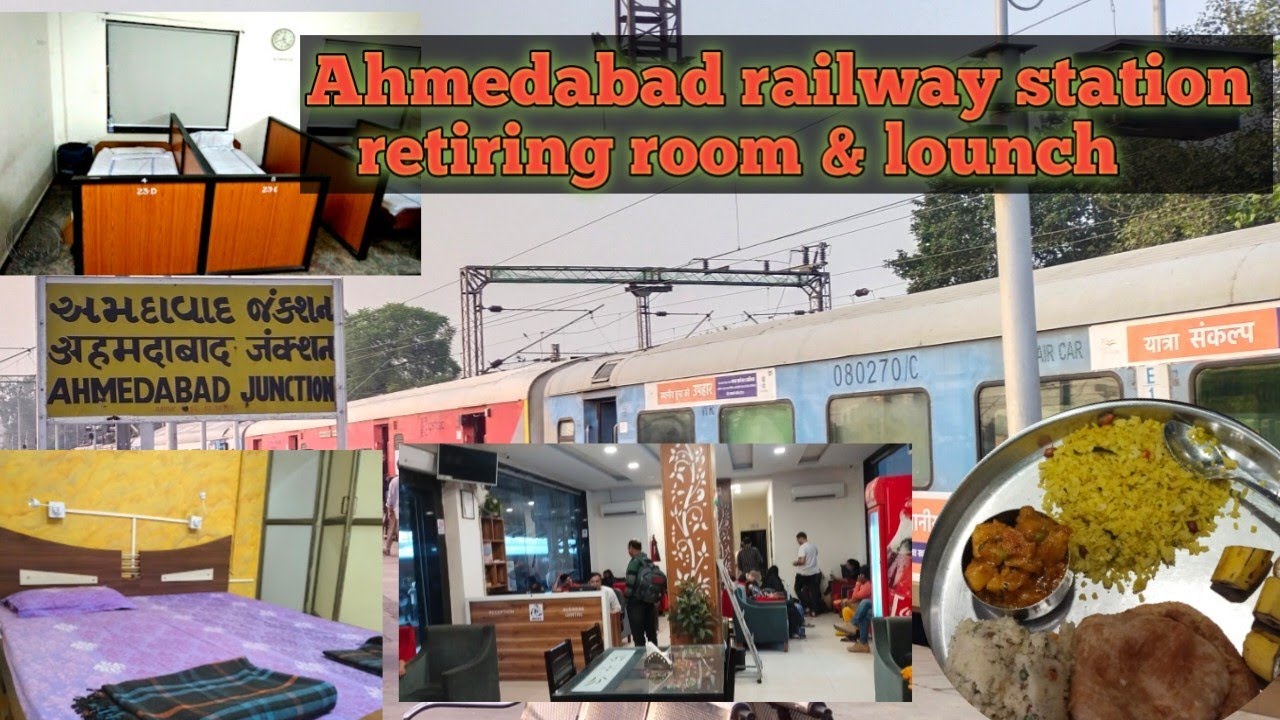 Ahmedabad railway station retiring room | Ahmedabad railway station lounch | retiring room