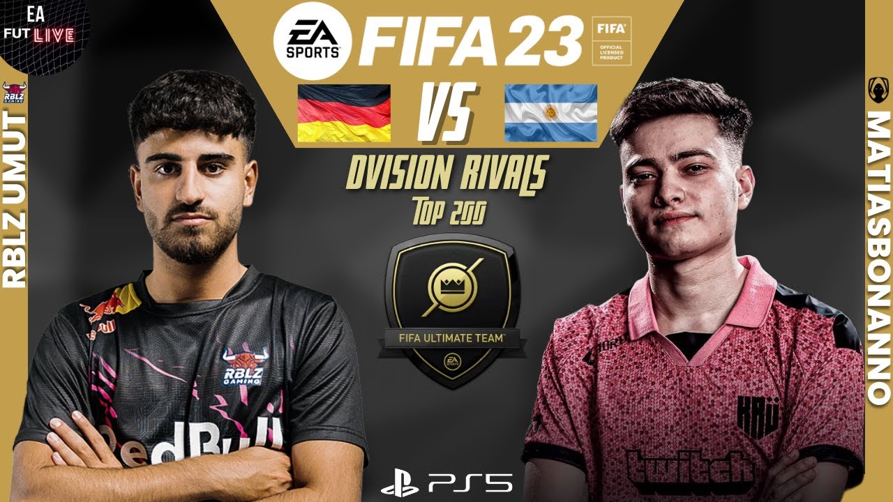 RBLZ UMUT VS MATIAS BONANNO | FIFA 23 - DIVISION RIVALS ELITE - PRO VS PRO