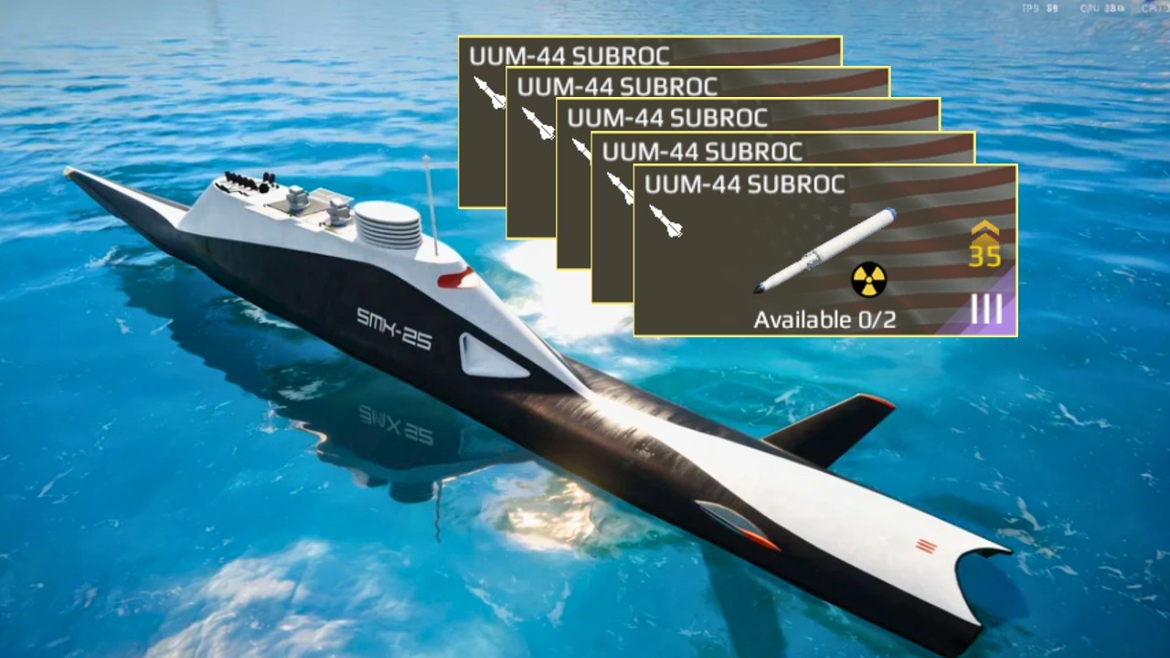 SMX-25 - Full of UUM-44 SUBROC Nuclear.. Become Submarine Killer - Modern Warships