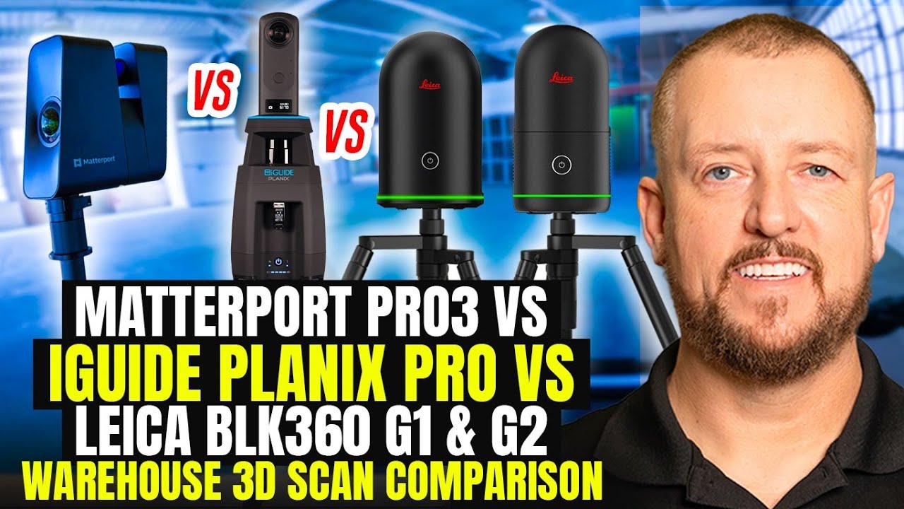 Matterport Pro3 vs iGuide Planix Pro vs Leica BLK360 G1 & G2 | Warehouse 3D Scan Comparison