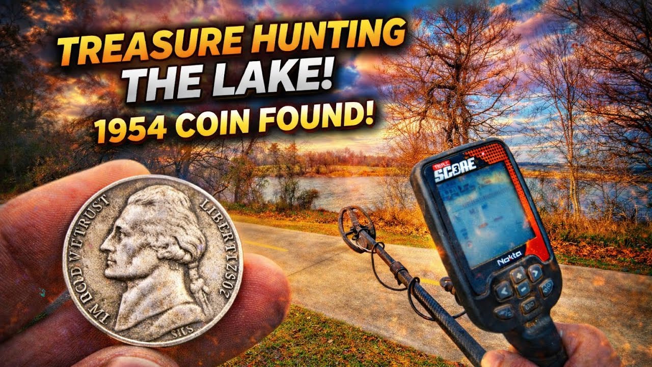 Treasure hunting the lake with the Nokta Triple Score