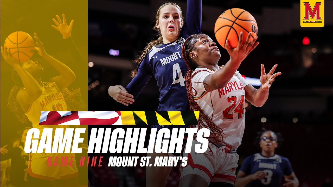 Maryland Women's Basketball Highlights | Maryland 87, Mount St. Mary's 52