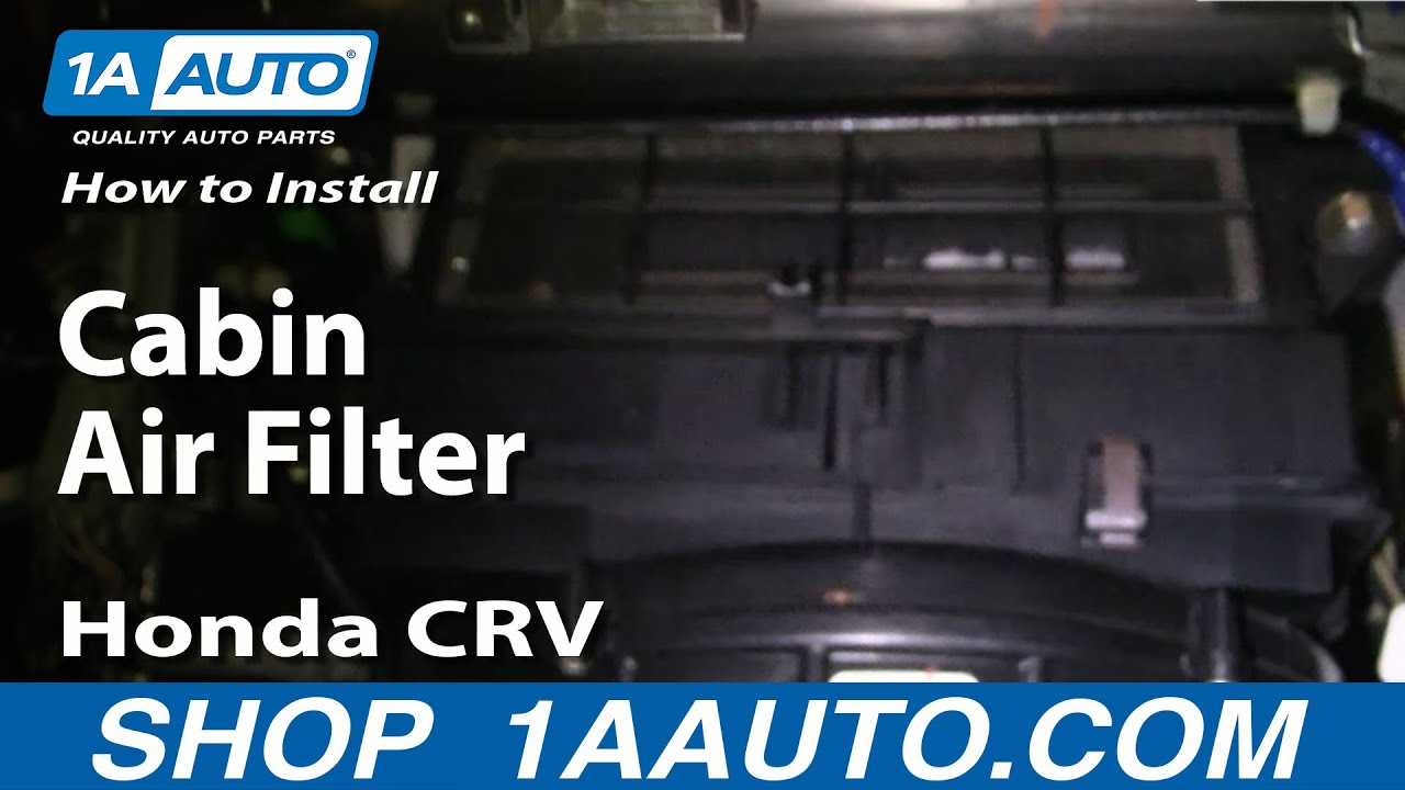 How to Replace Cabin Air Filter 02-06 Honda CR-V