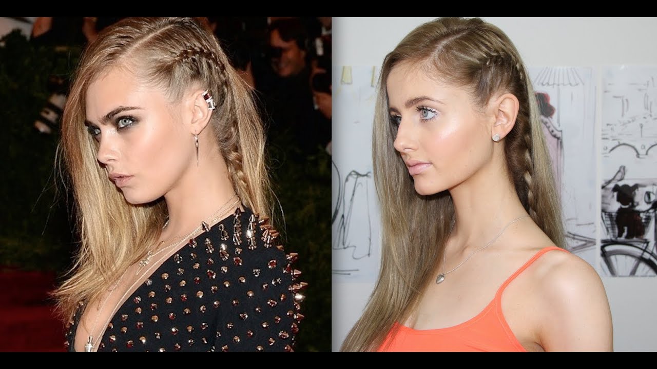 Cara Delevingne Hair Tutorial + How to Braid