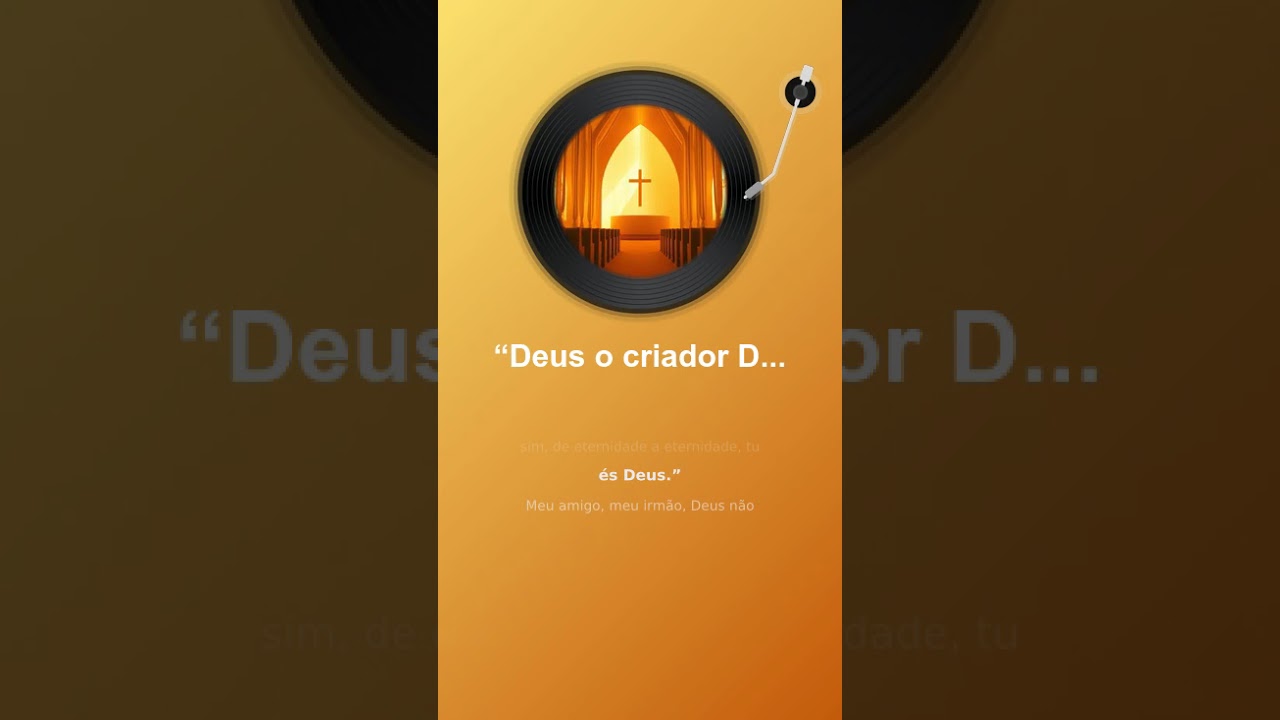 “Deus o criador De Eternidade a Eternidade”