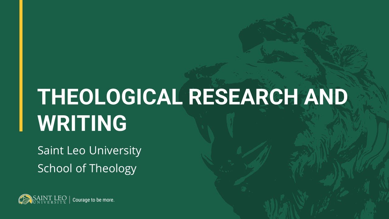 Theology Roundtable: Theological Research and Writing