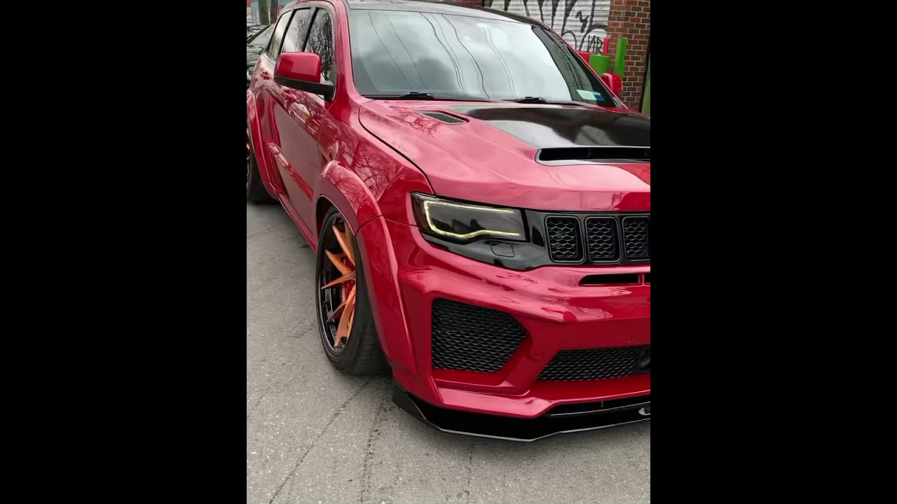 Bagged and boosted jeep srt supercharged
