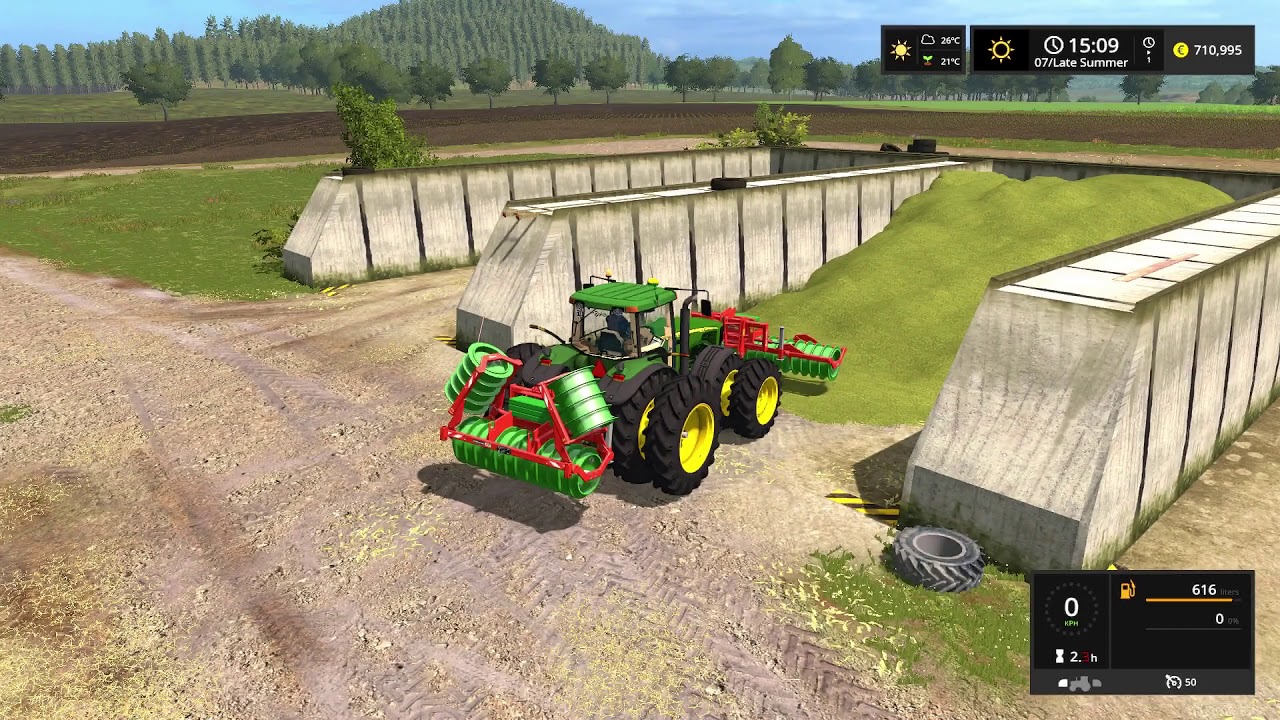 FS 17 | South Mountain Creamery Farm With Seasons | Timelapse #29 | Corn silage harvest