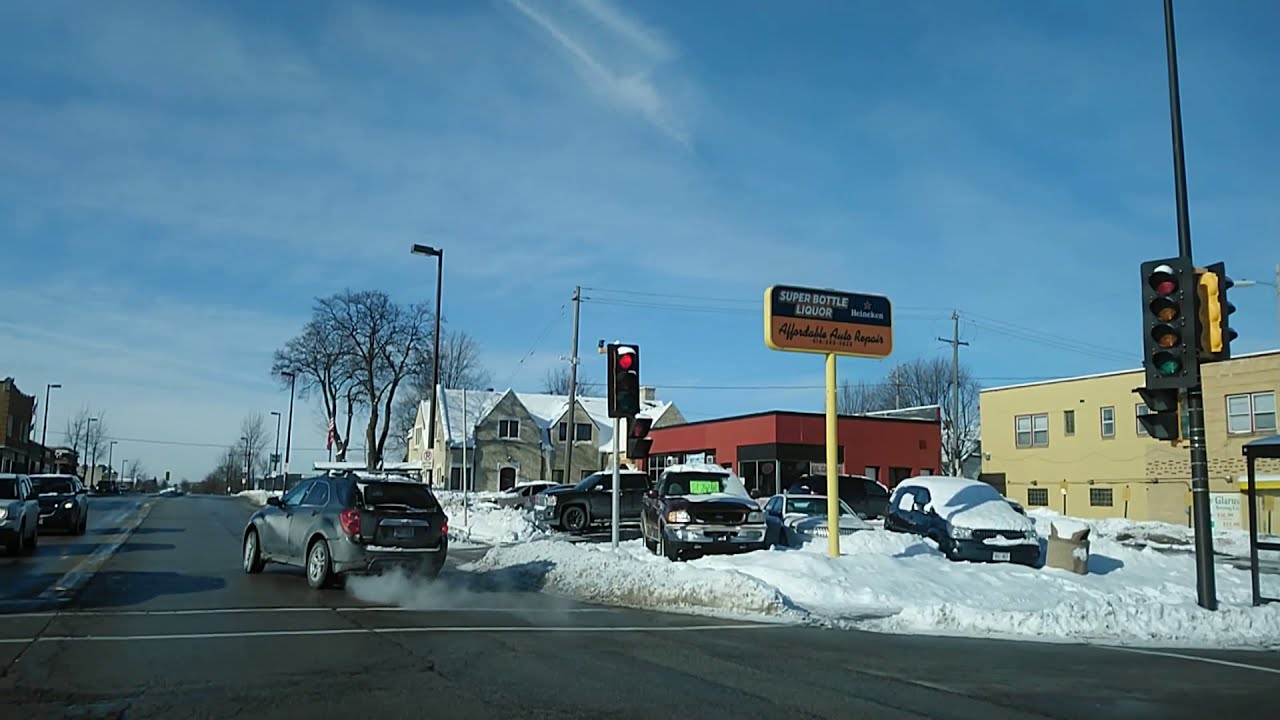 Driving by West Allis, Wisconsin