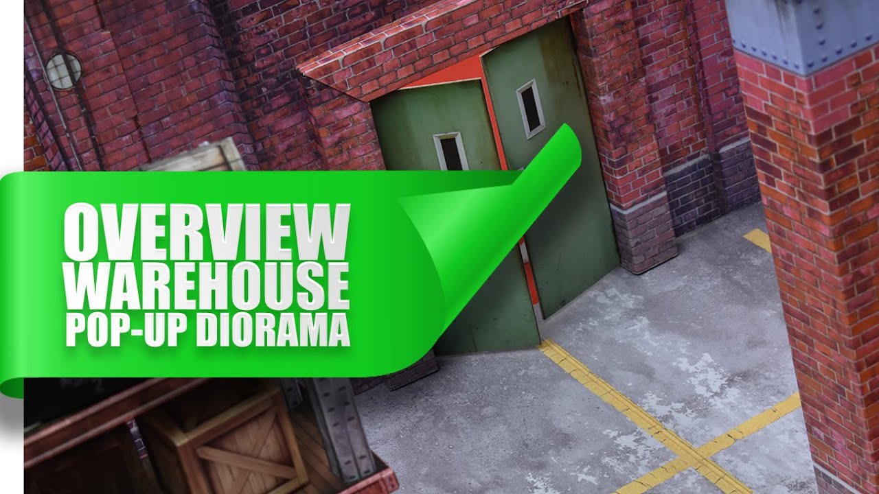 Extreme-Sets Warehouse Pop-Up Diorama 1/12 Scale
