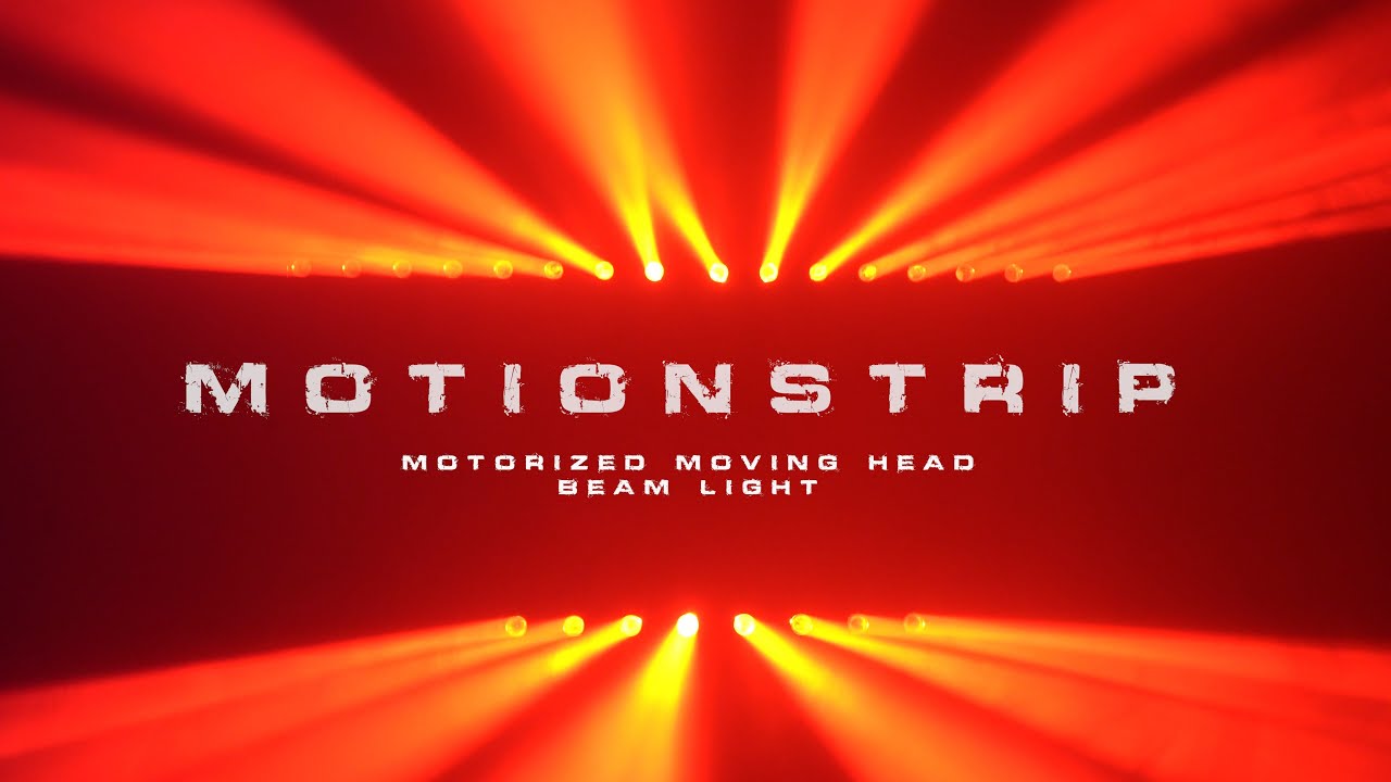 (DEMO) of the Rockville MOTIONSTRIP Motorized Moving Head RGBW Color Strip Beam Light Bar