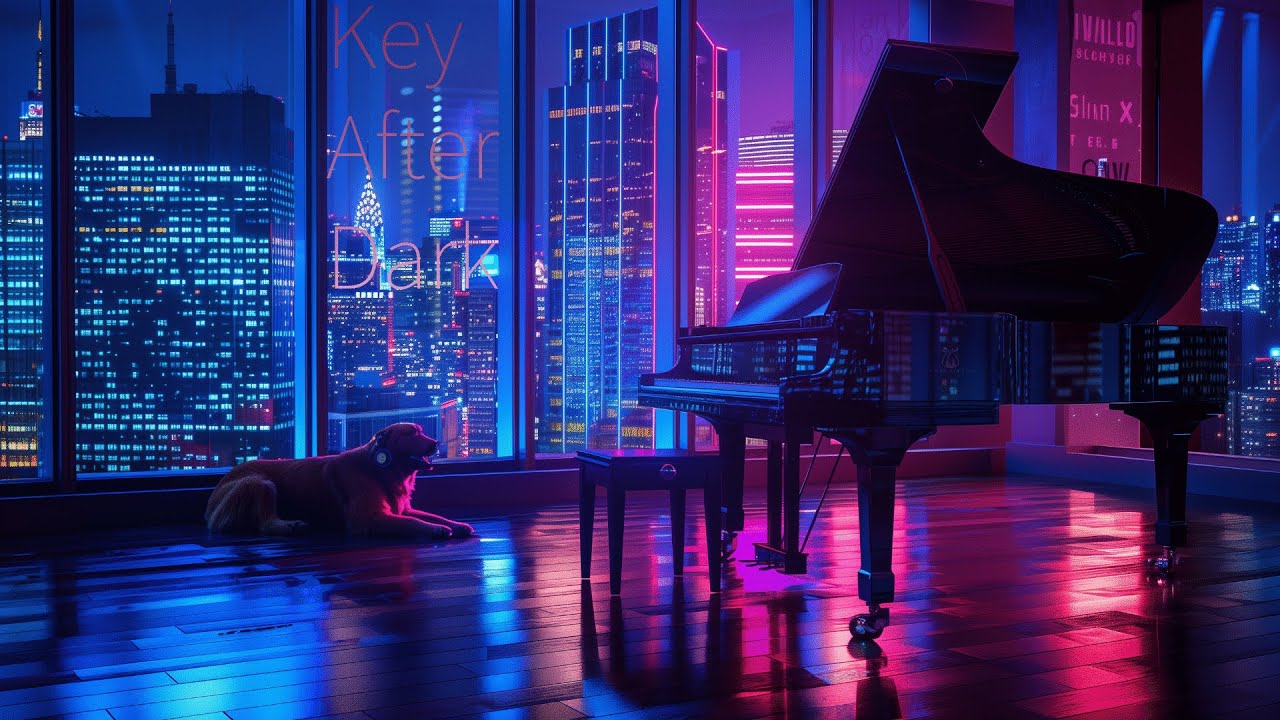 Key After Dark | Modern Jazz Piano Solo Night Drive Mix