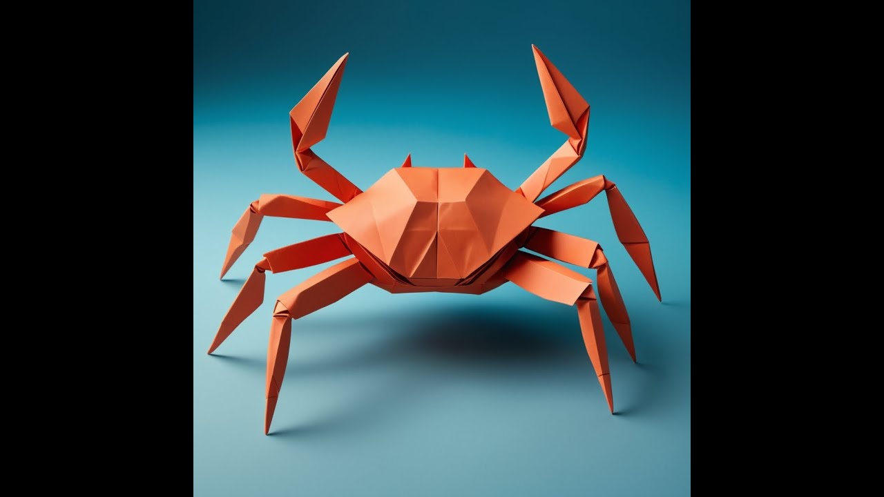 🦀 How to Make an Origami Crab – Easy Paper Folding Tutorial!