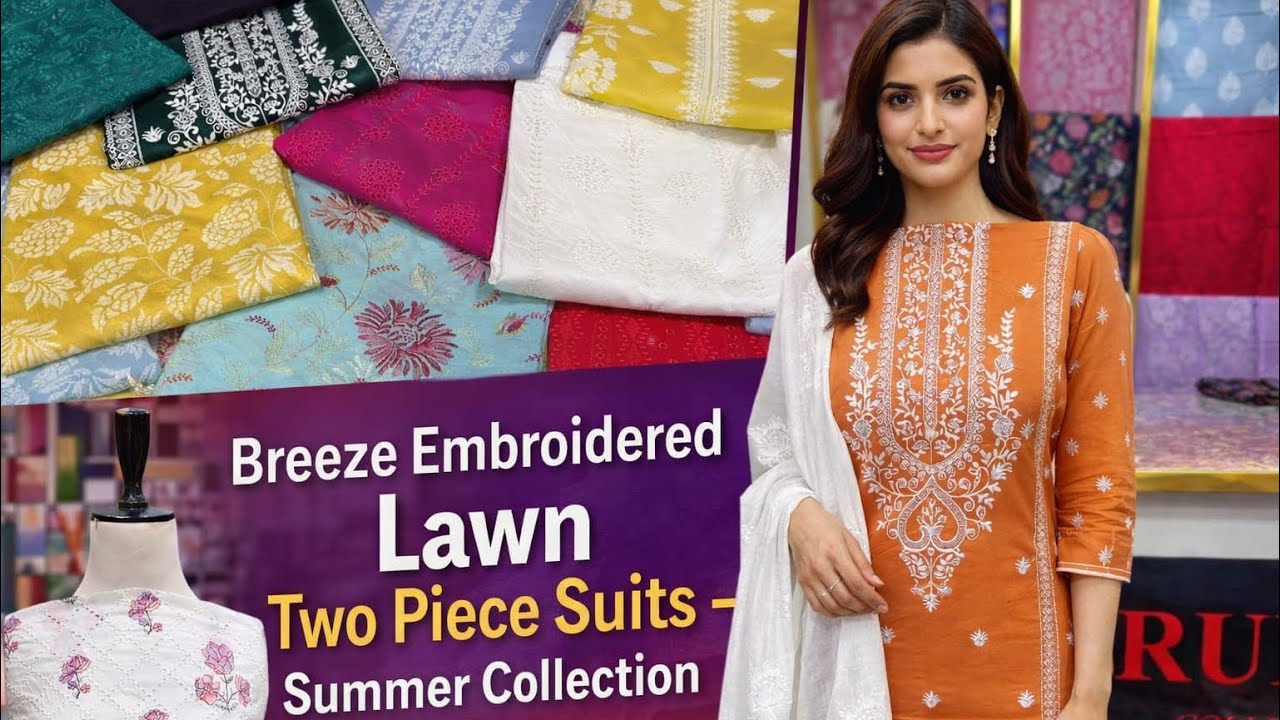 Pakistani dress Low Price bareeze Pure Lawn Suit  Model Colour Desaign Best Embroidery Luxury Fabric