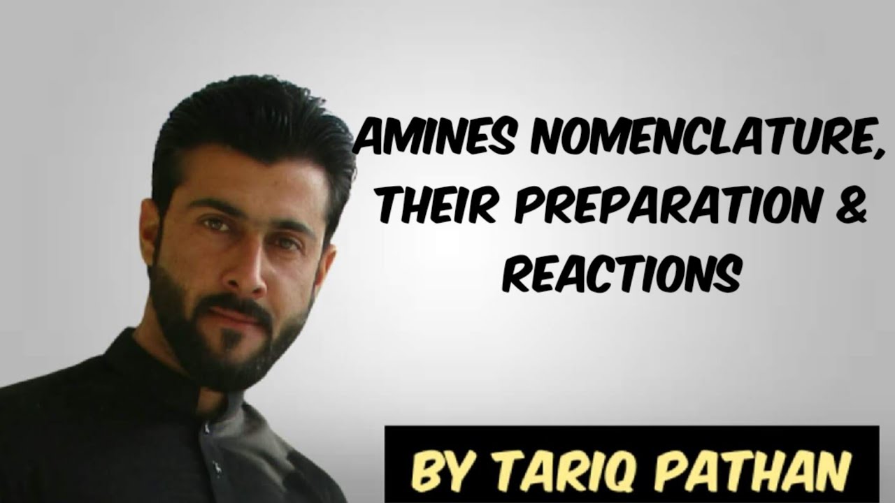 Class 12 Chapter 5 - Amines , Nomenclature , their preparation and Reactions by Tariq Pathan