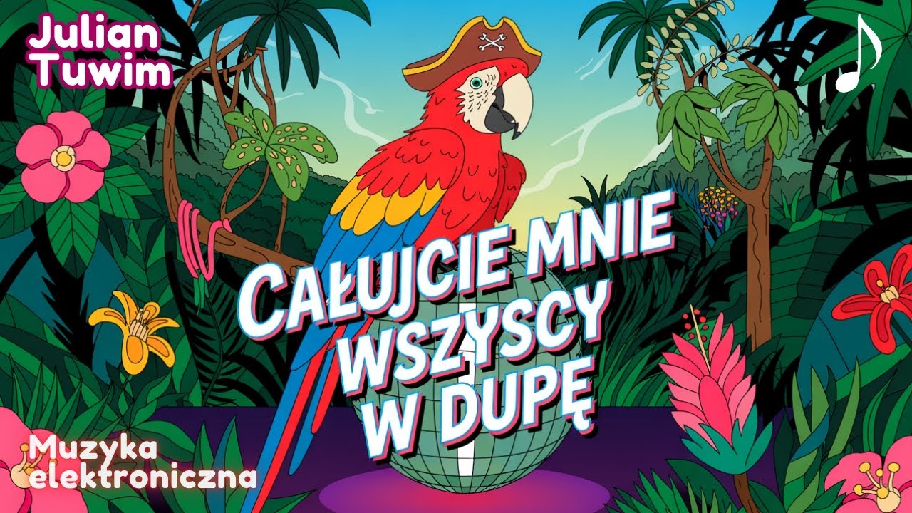 Julian Tuwim - Całujcie Mnie Wszyscy w Dupę | piosenka elektroniczna | Wiersz  #wiersze #polishsong