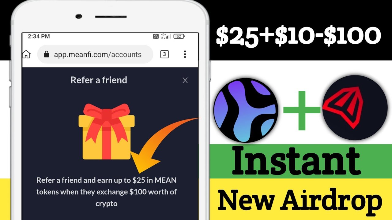instant withdraw New airdrop Mean Token $100 !! CTP Token $10 ALTO token