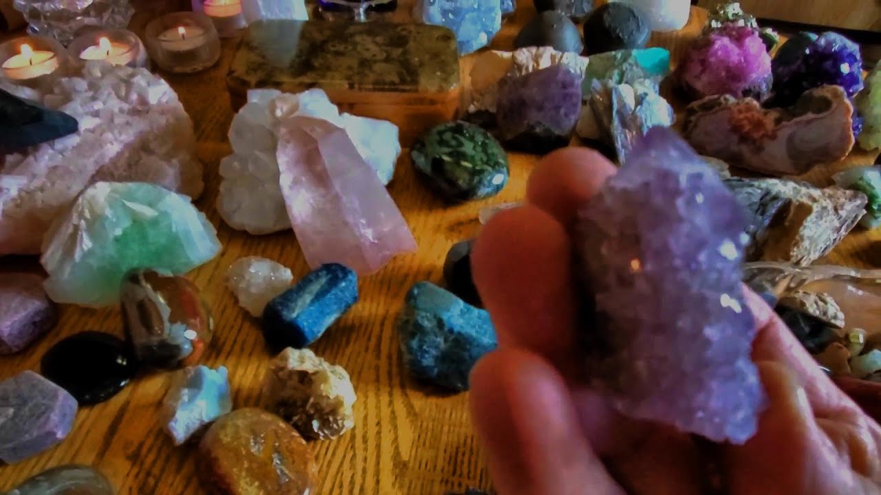 ASMR Whispered Crystal Visit and Diffuser Sounds