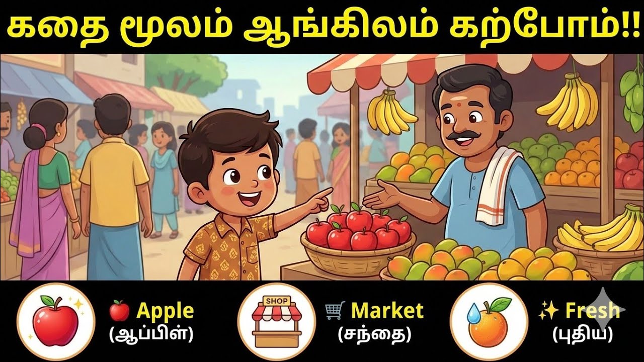 கதை மூலம் ஆங்கிலம் கற்போம்! | Spoken English in Tamil. 