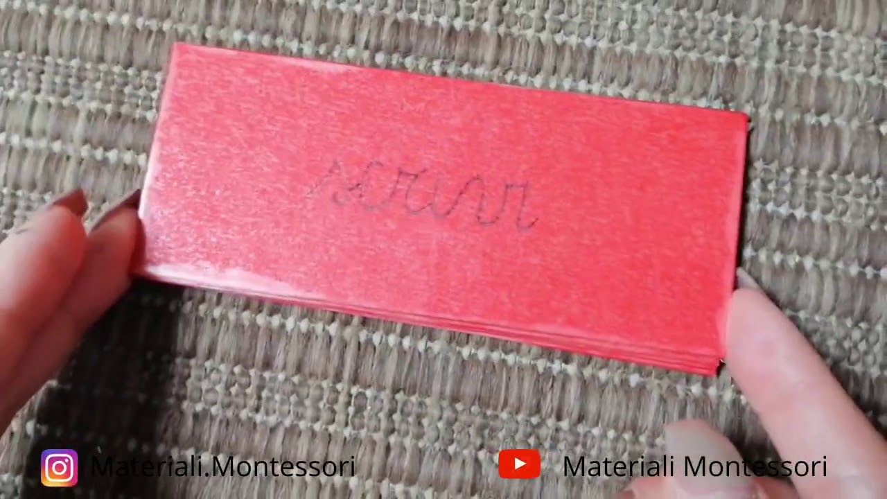 Materiali Montessori - I COMANDI