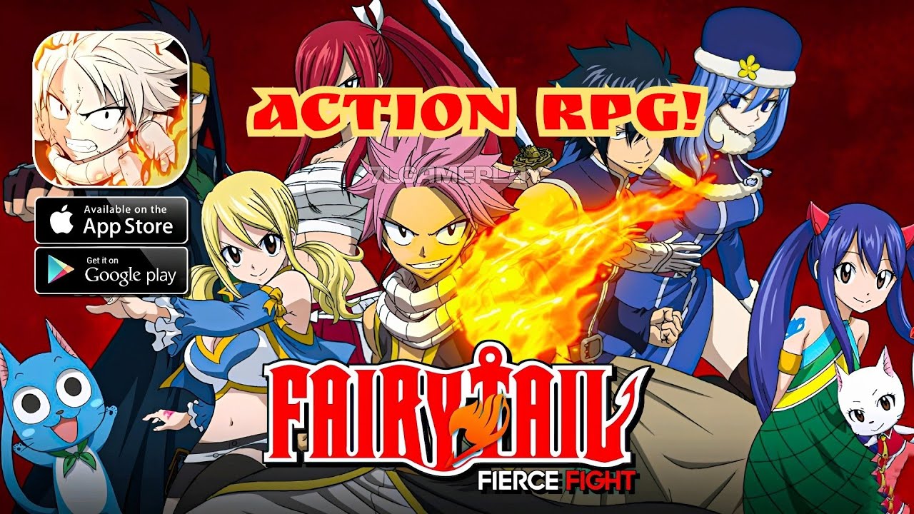 Action RPG по аниме Хвост феи - Fary tail: Fierce fight