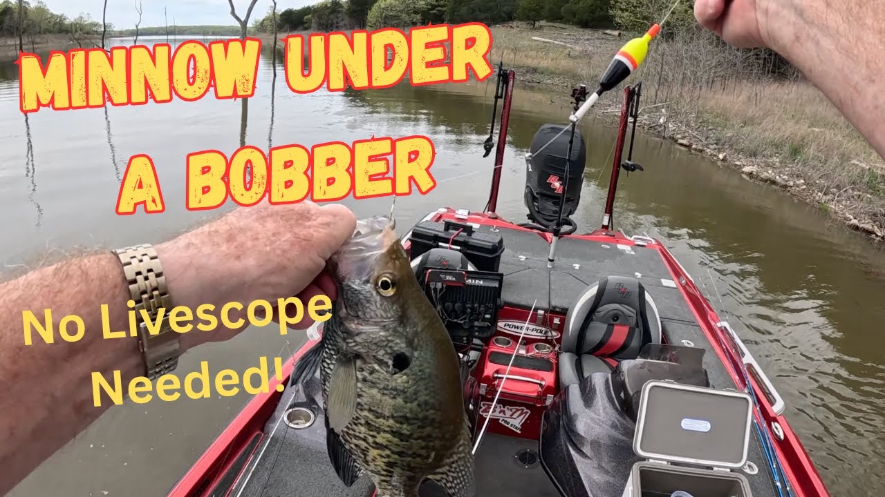 CRAPPIE ARE MOVING TO THE BANK - HOW TO CATCH THEM UNDER A BOBBER