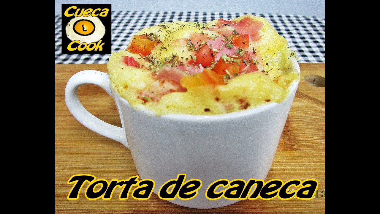 Torta de caneca no microondas (apenas 3 minutos)