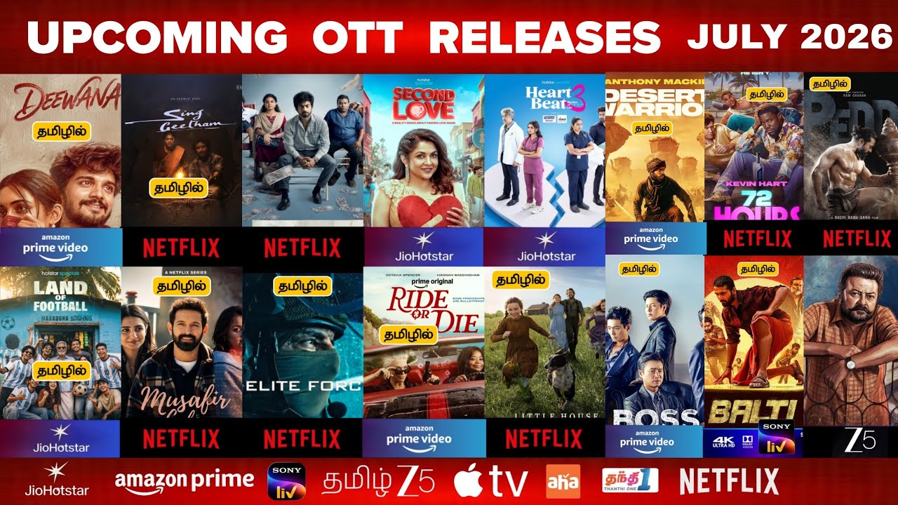 Upcoming New OTT Tamil Movies | Upcoming OTT Release Movies in Tamil & Tamil Dubbed Reviews
