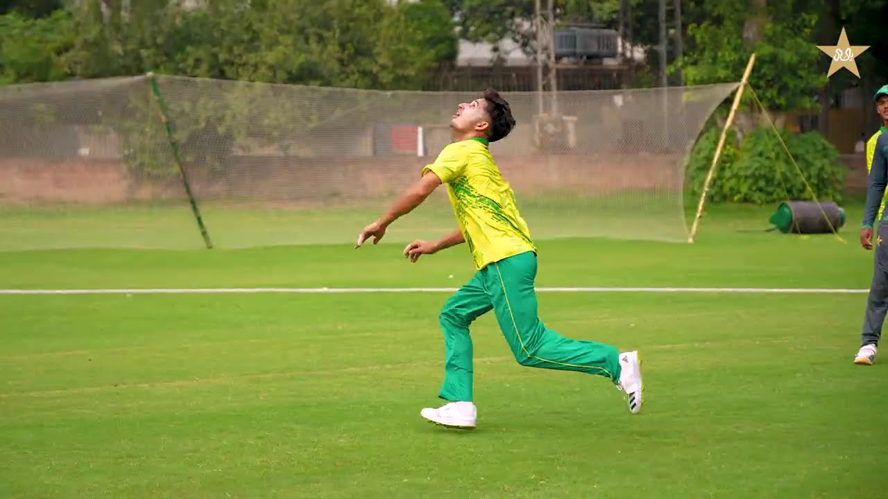 Pakistan U19 put in a high-intensity session at NCA with focused fielding drills